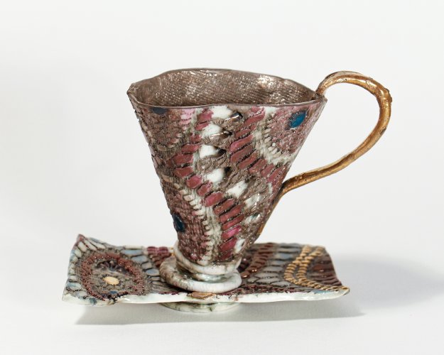 Cup and Saucer by Pam Schomberg - alternative image