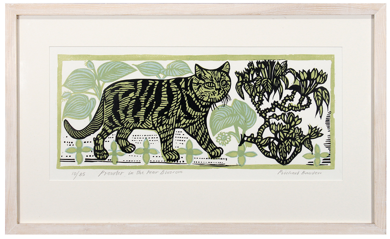 Prowler in the Pear Blossom by Richard Bawden