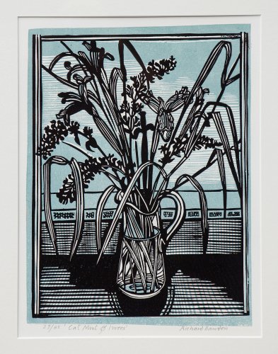 Catmint & Irises by Richard Bawden - alternative image