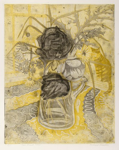 Two Black Roses by Richard Bawden - alternative image