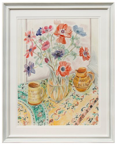 Cardew Pots & Anemones by Richard Bawden - alternative image