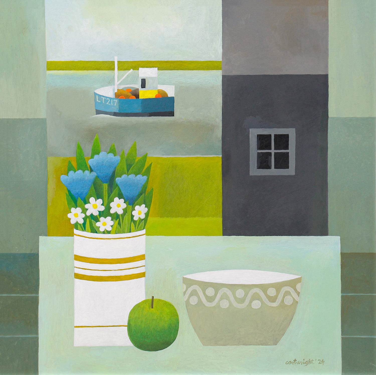 Still Life, Suffolk Estuary by Reg Cartwright