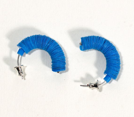 Half Hoop Earrings by Rachel Darbourne - alternative image