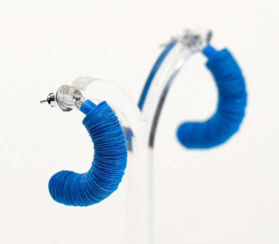 Half Hoop Earrings by Rachel Darbourne - alternative image