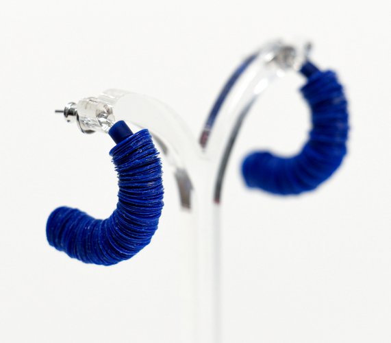 Half Hoop Earrings by Rachel Darbourne - alternative image