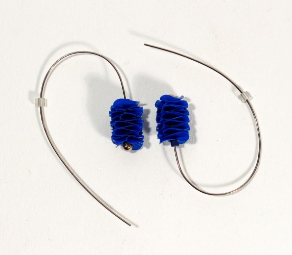 Curved Earrings, long by Rachel Darbourne - alternative image