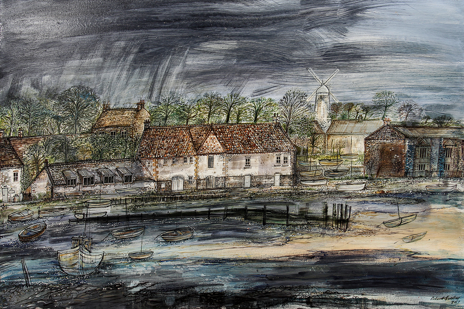 Burnham Overy Staithe by Richard Swallow