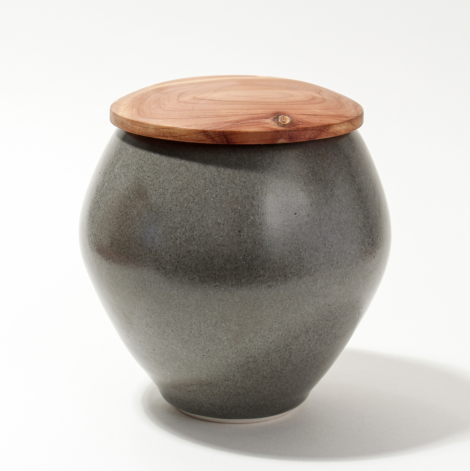 Jar, lidded by Steve Cook