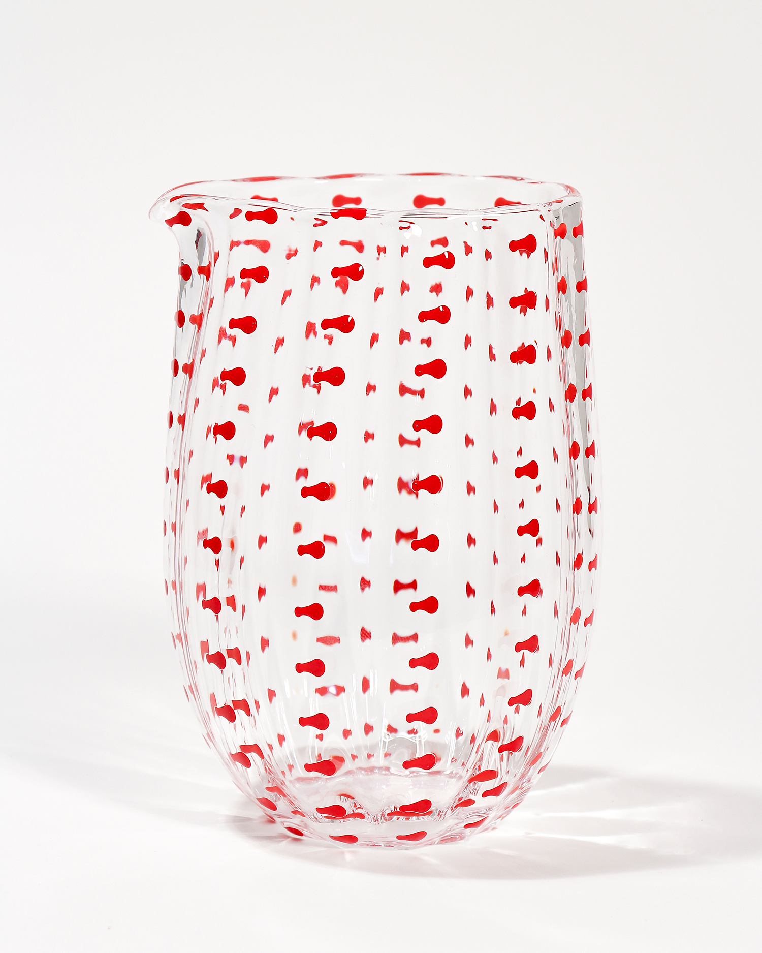 Spotty Jug, red by Stewart Hearn