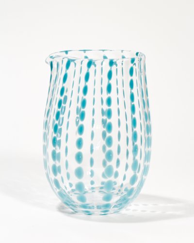 Spotty Jug, turquoise