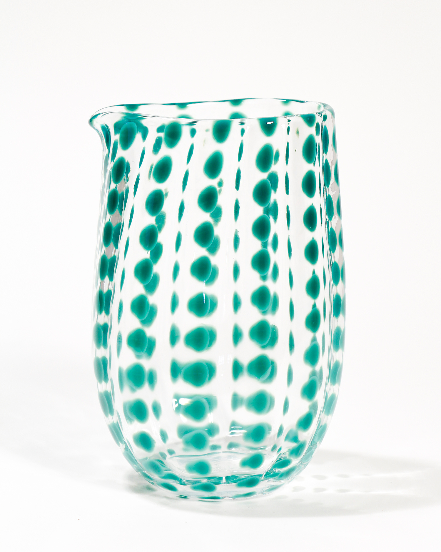 Spotty Jug, green by Stewart Hearn