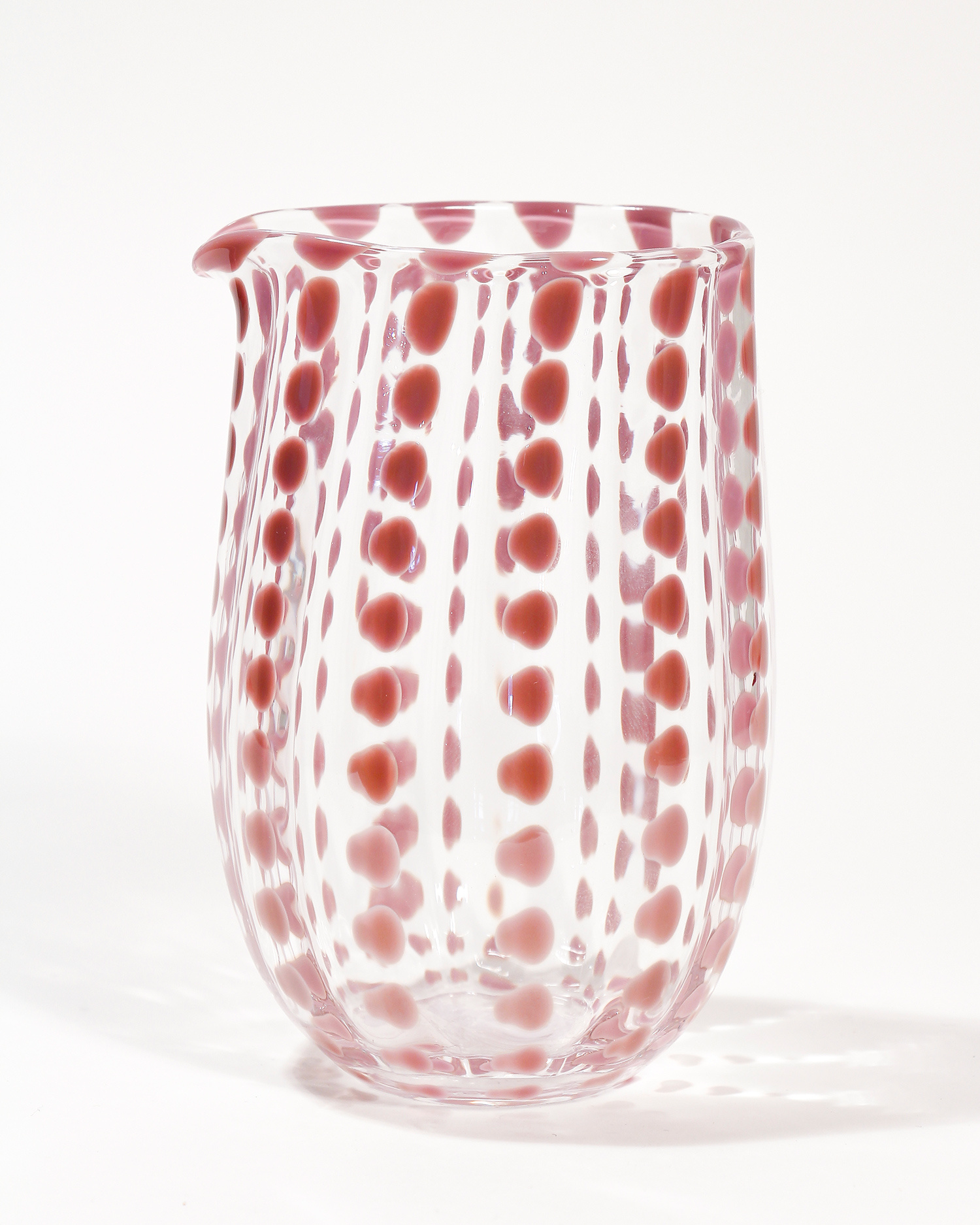 Spotty Jug, pink by Stewart Hearn