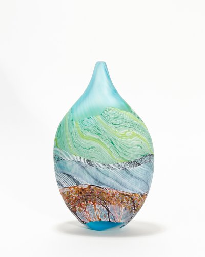 Flint Teardrop Vase, small by Thomas Petit - alternative image