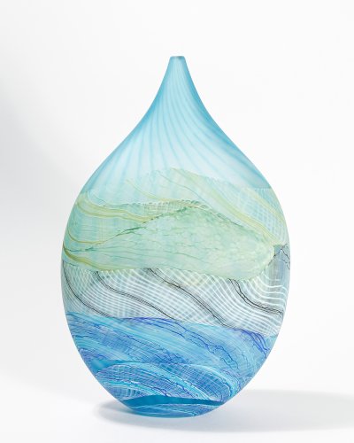 Spring Tides Teardrop Vase, medium by Thomas Petit - alternative image