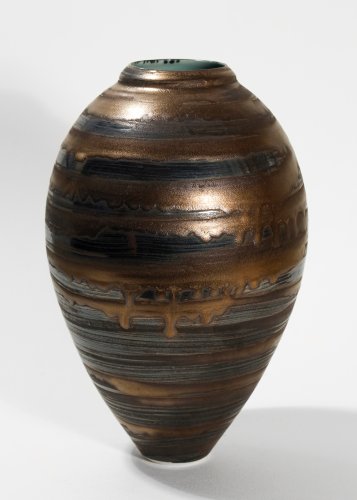 Oblong Vessel Gold by Tricia Thom - alternative image