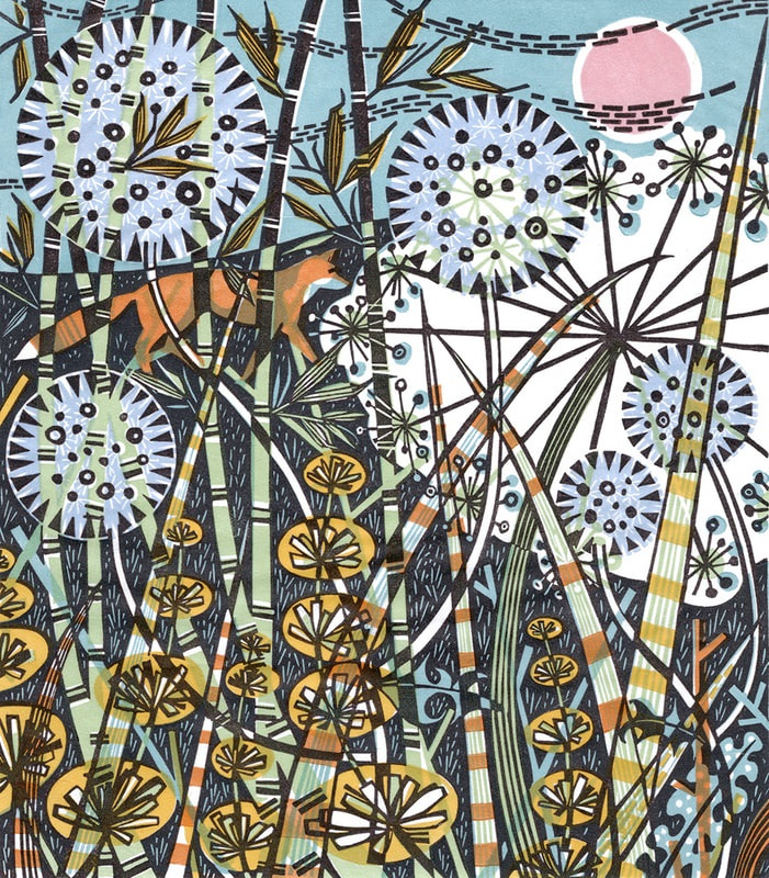 Dawn Garden by Angie Lewin