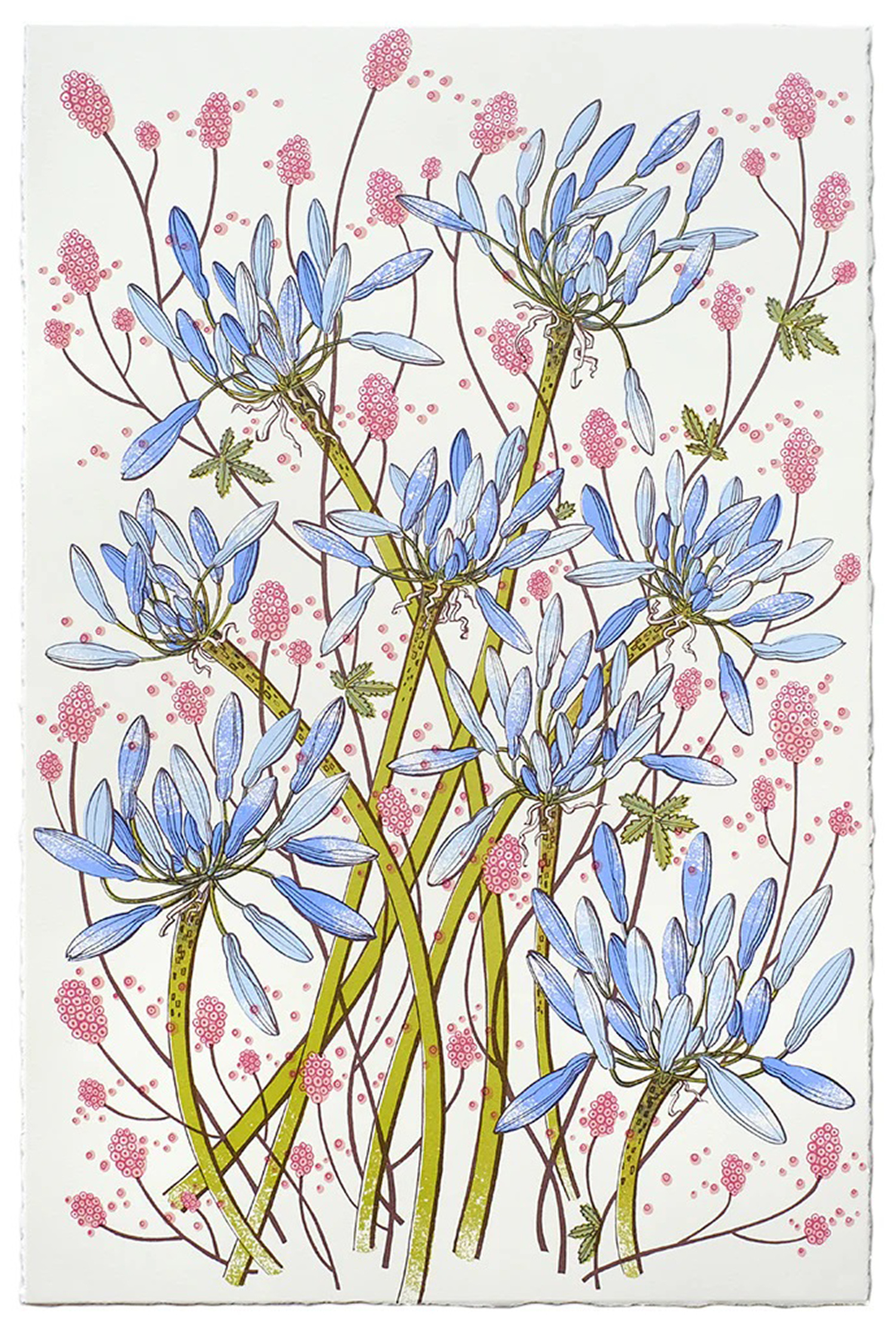 Summer Blue by Angie Lewin