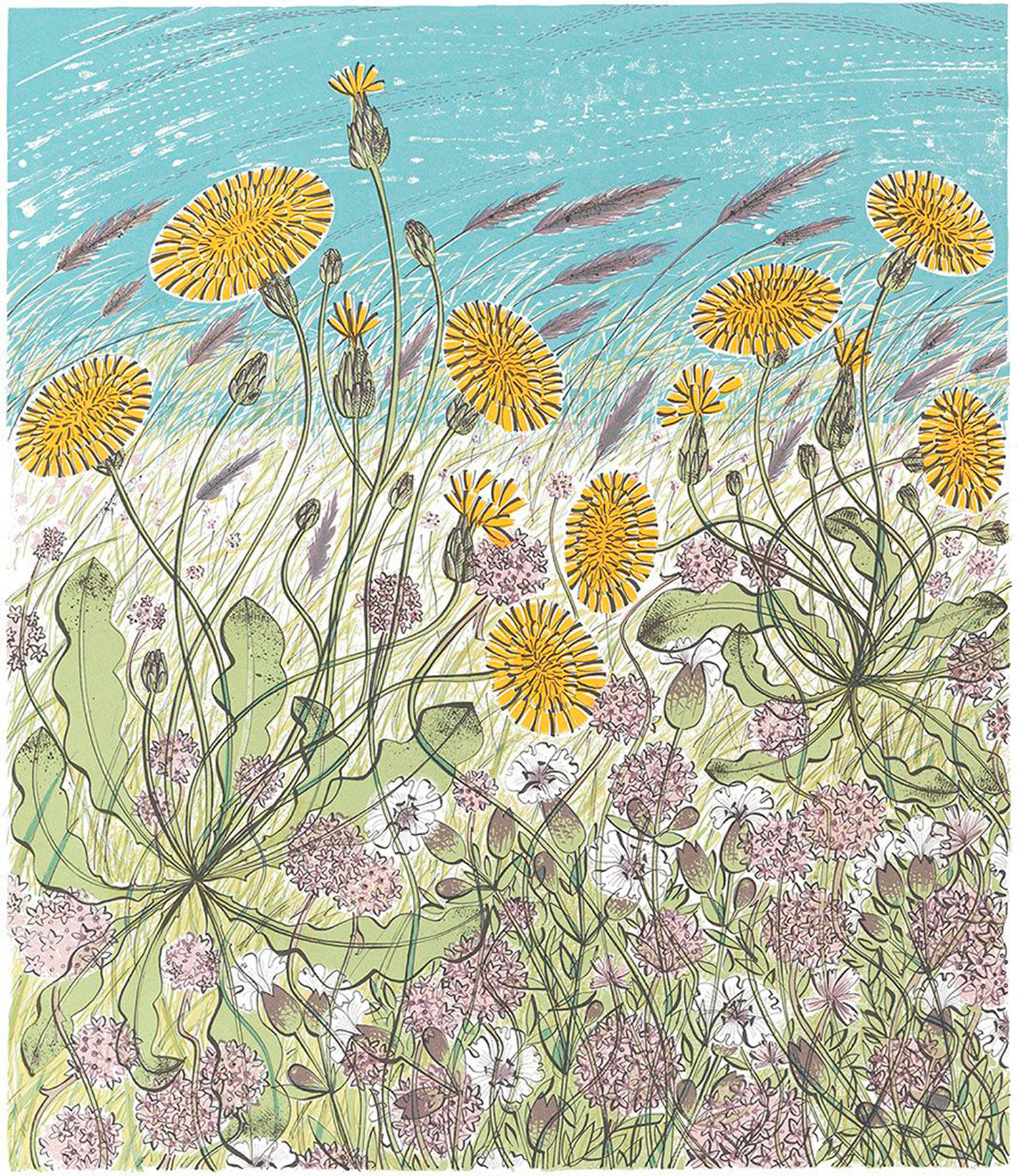 Saltmarsh, Morston by Angie Lewin