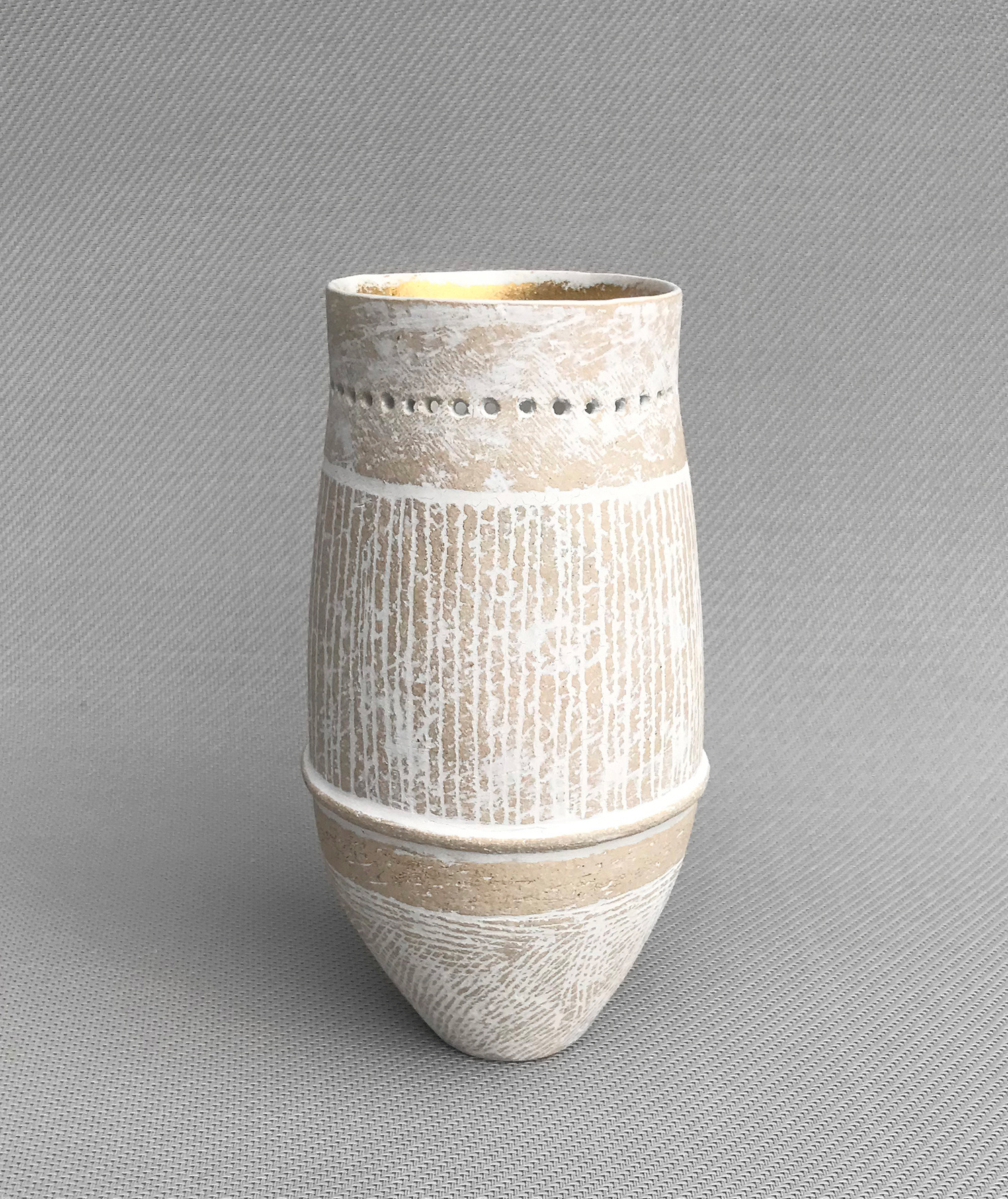 Pierced Pot i by Sarah Jenkins