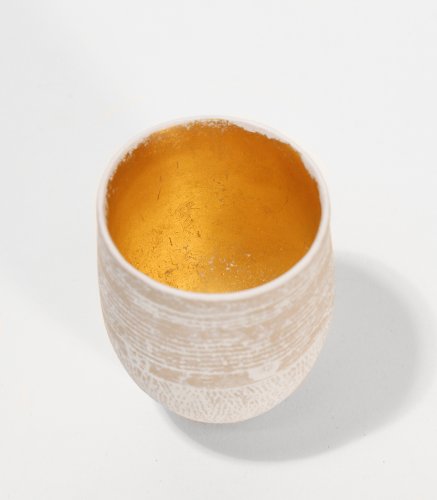 Pale Pot with Gold Leaf by Sarah Jenkins - alternative image