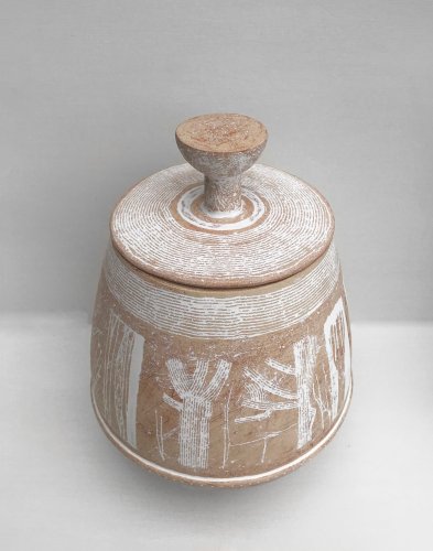 Lidded Landscape Vessel by Sarah Jenkins - alternative image