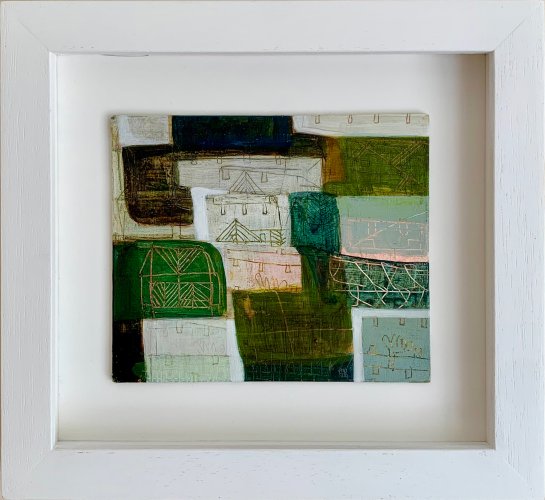 Fields and Cottages by Anne Davies - alternative image